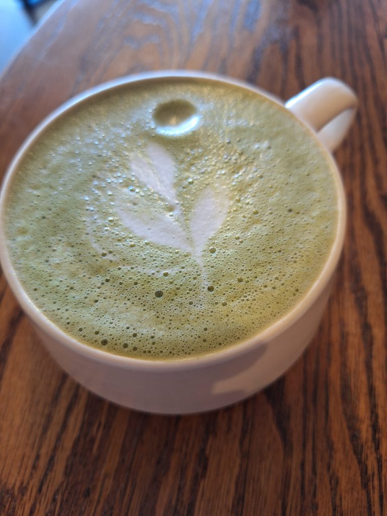 Matcha with Lavender and White Chocolate